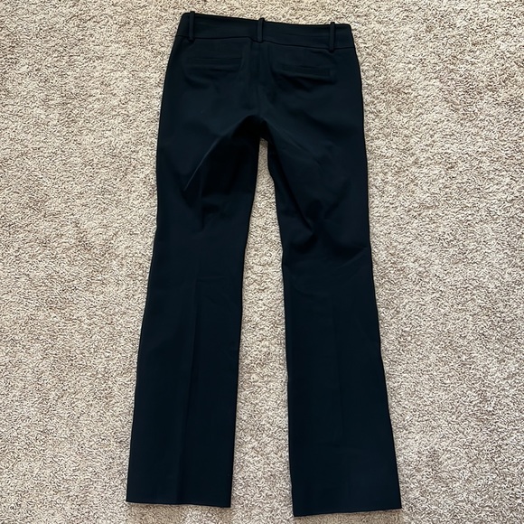 Lilly Pulitzer Jet Set Women Sz 6 Black Low Rise Stretch Bootcut Trouser Pants - Picture 3 of 12